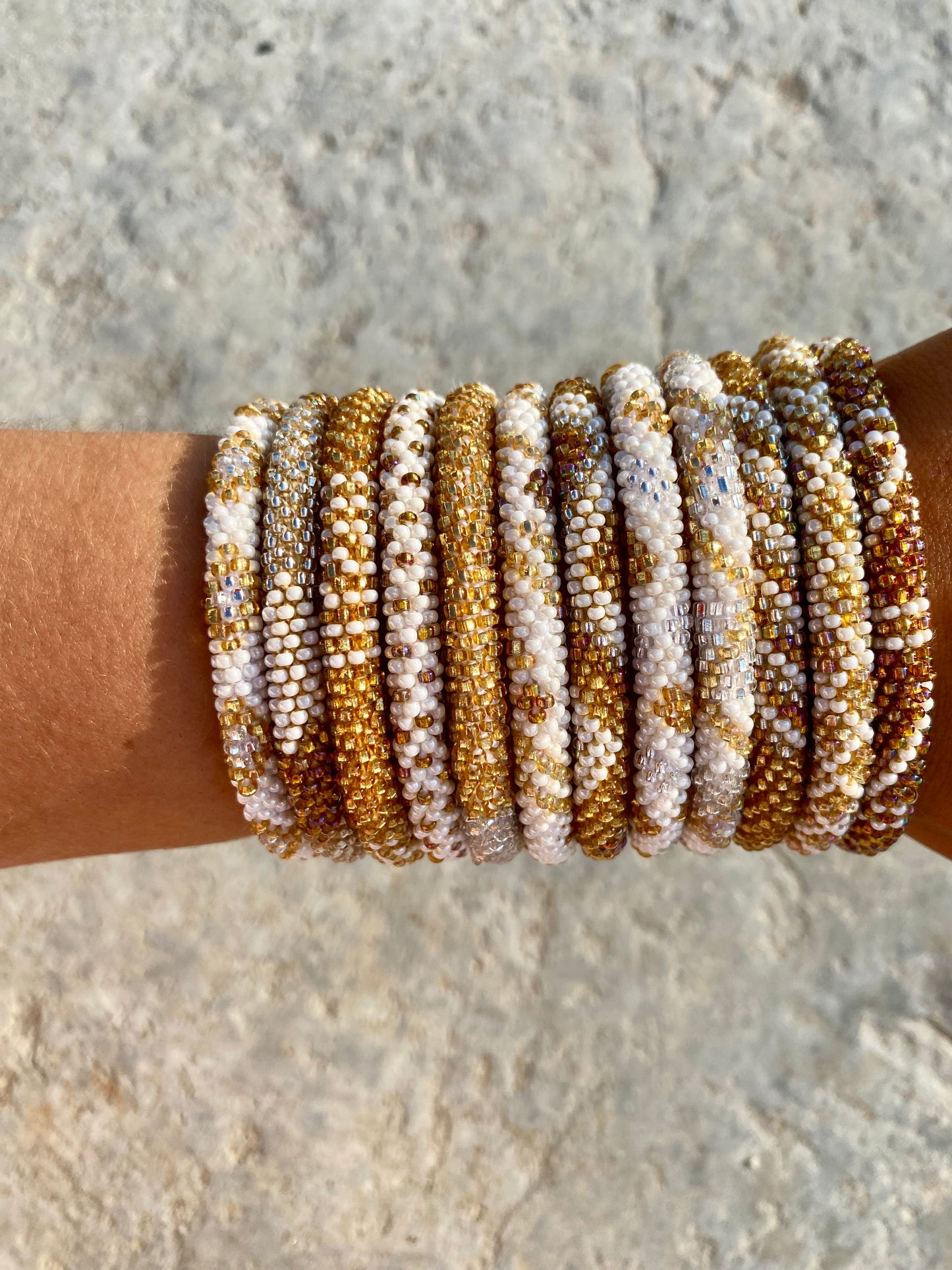 Gold Roll On Bracelet