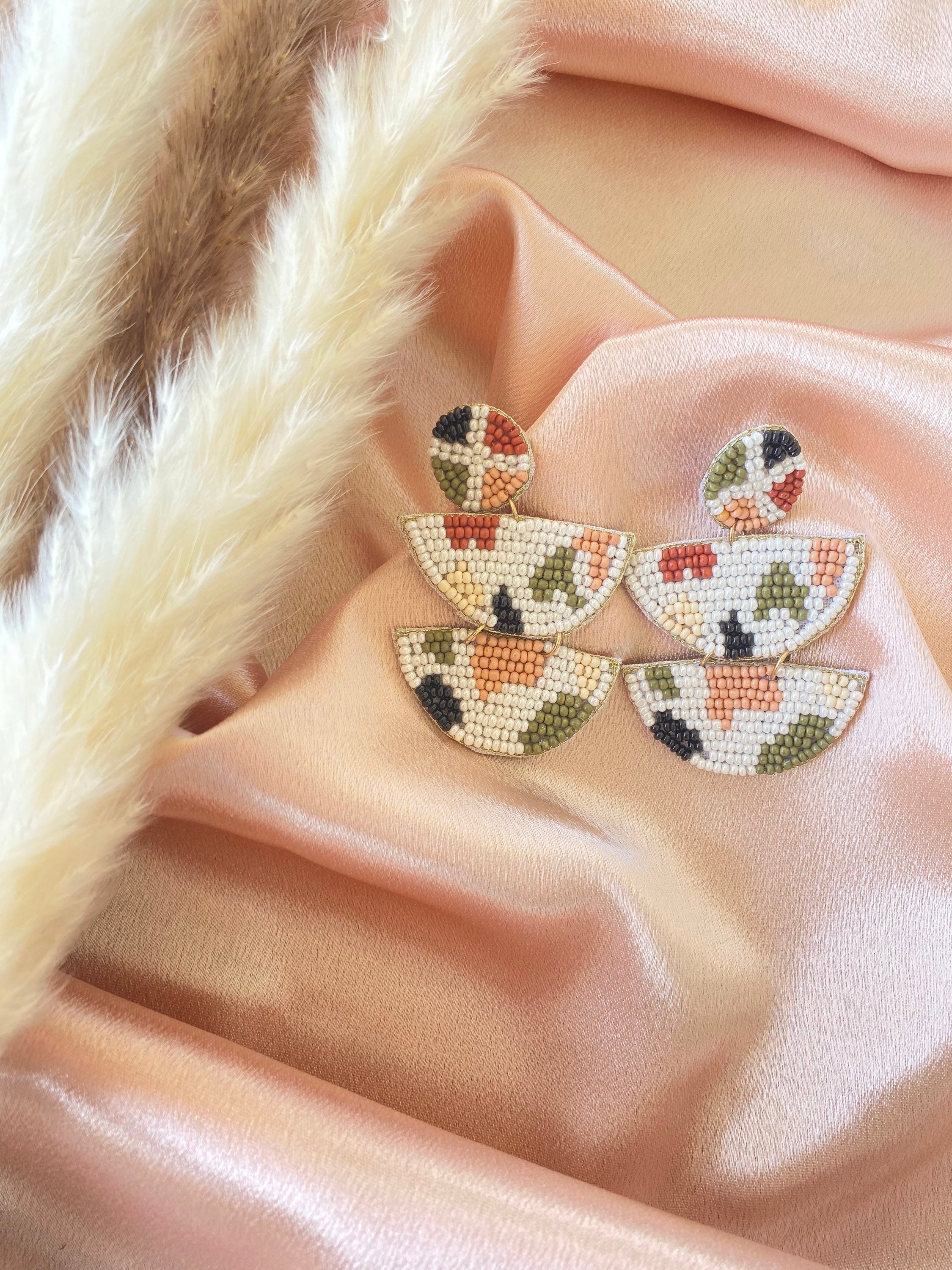 Autumn Trifecta Drops Earrings image 0