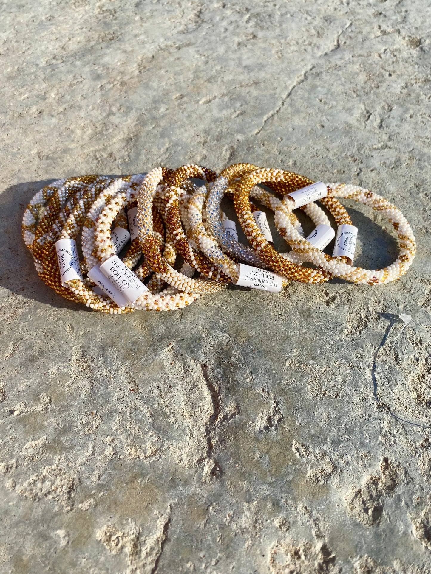 Gold Roll On Bracelet