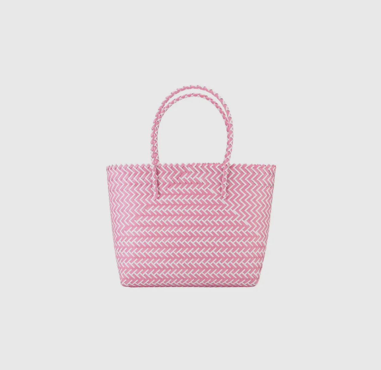 Pink Woven Tote image 0