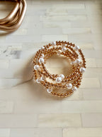 Pearl bracelet set