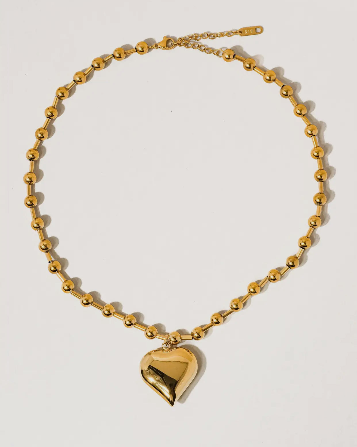 Non-Tarnish Heart Chain Necklace(small) image 0
