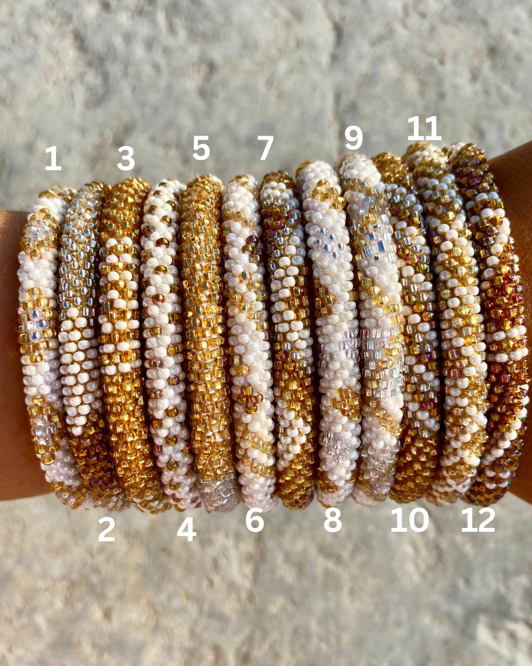 Gold Roll On Bracelet