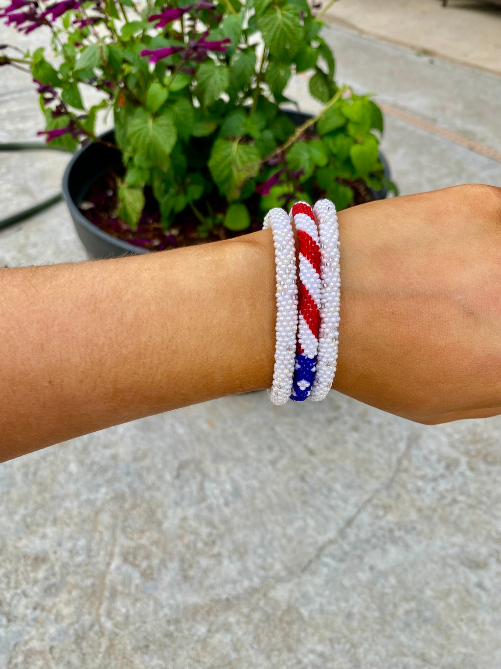 American roll on bracelet
