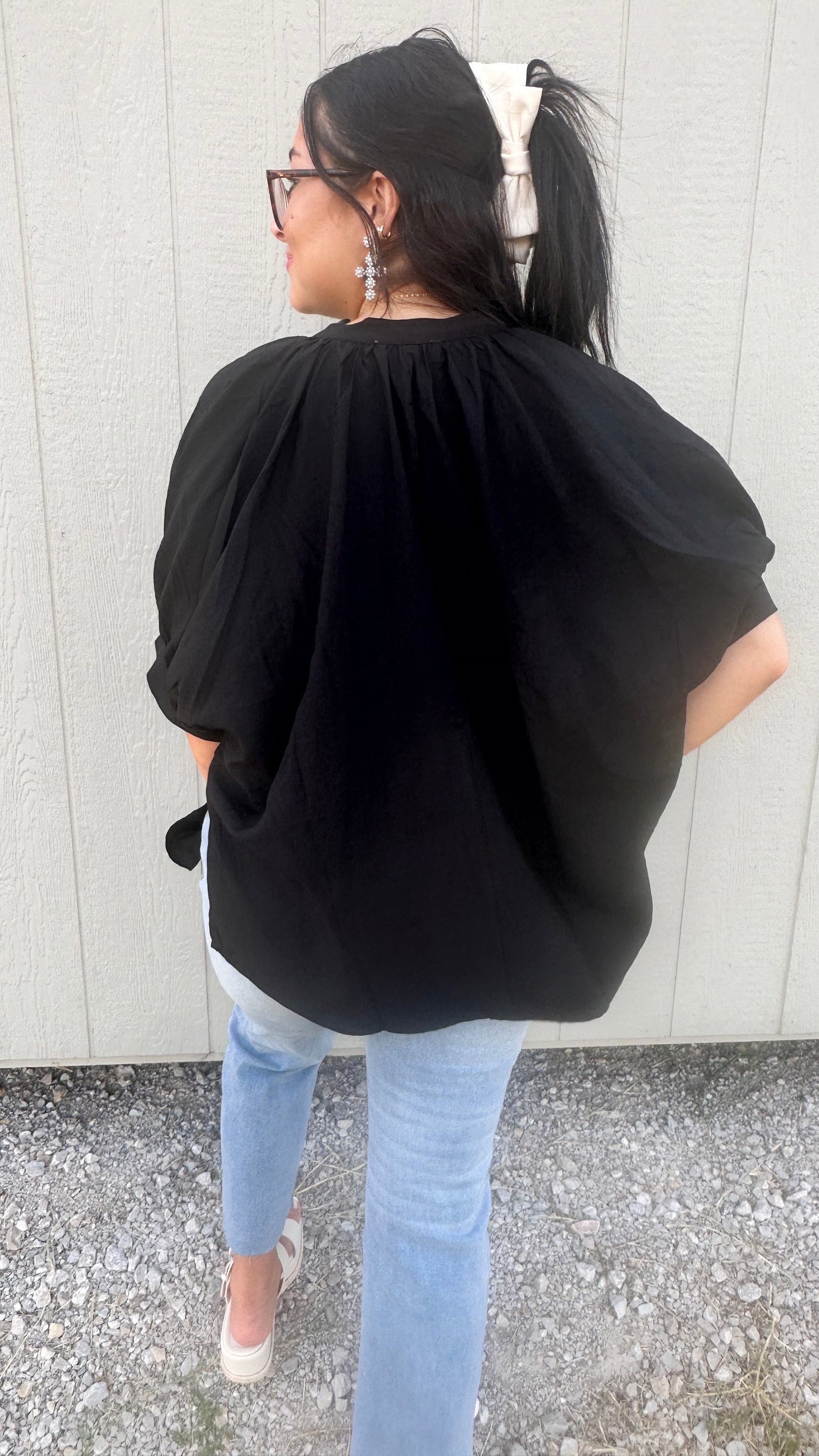 Adored Black Blouse image 2