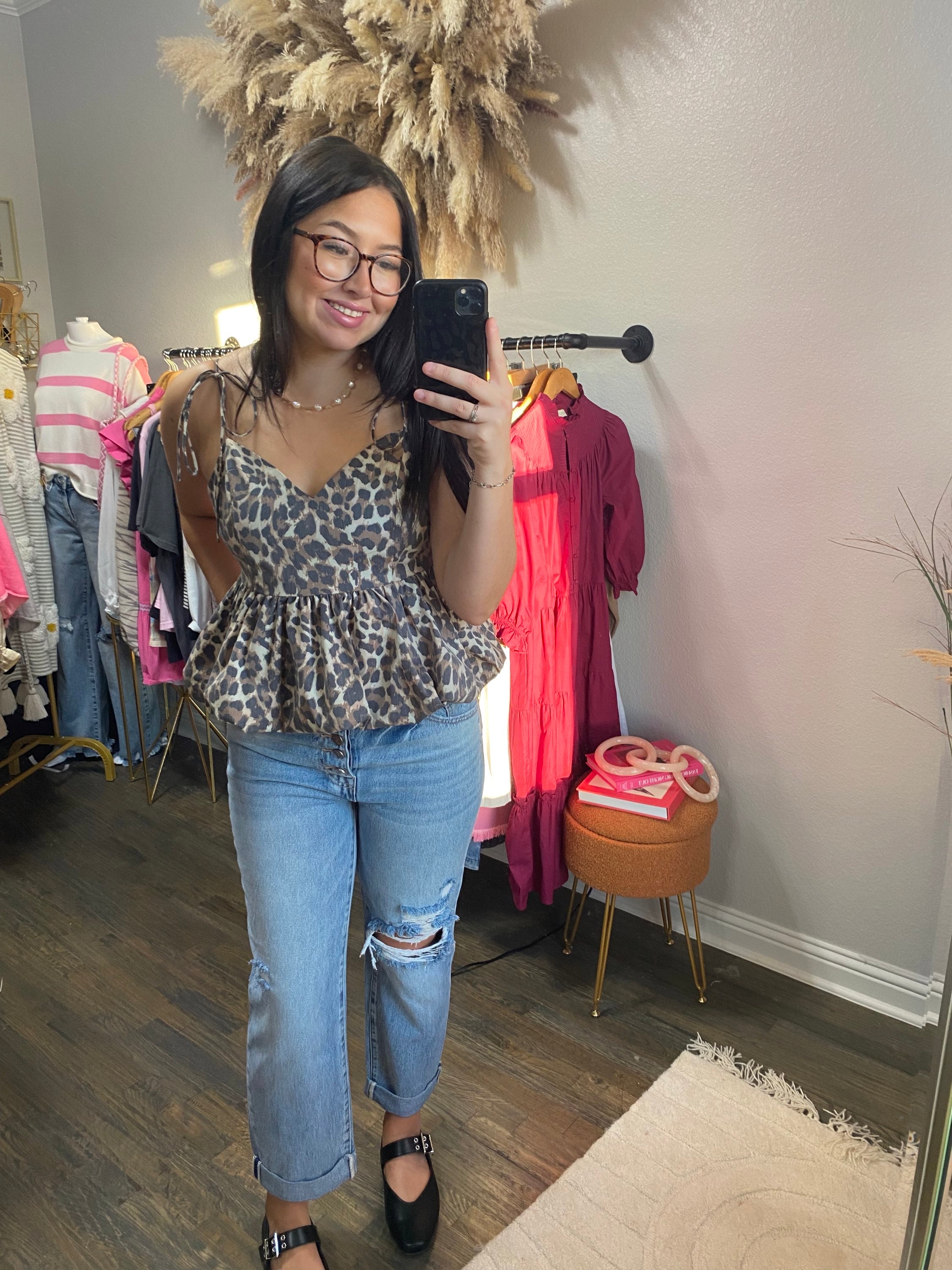 Cheetah Bubble Tank top  image 0