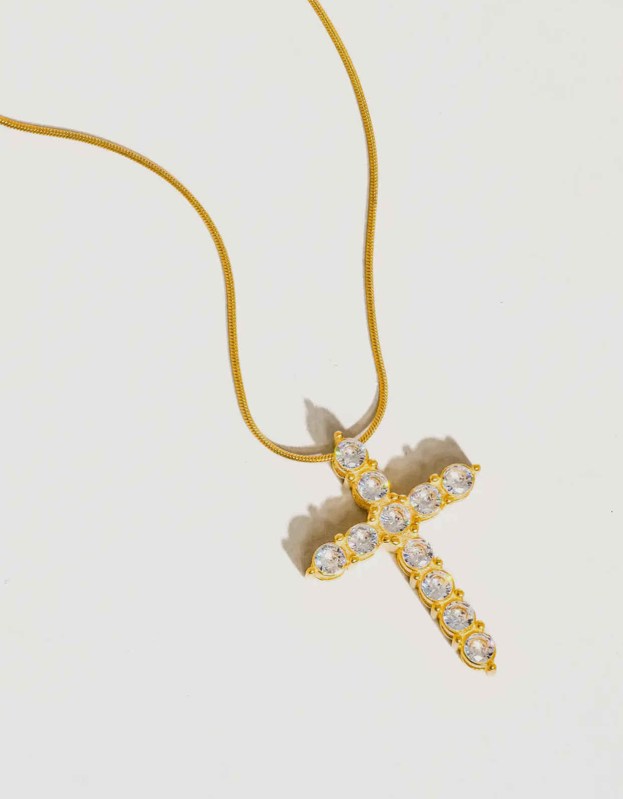 Dainty Cross Necklace  image 1