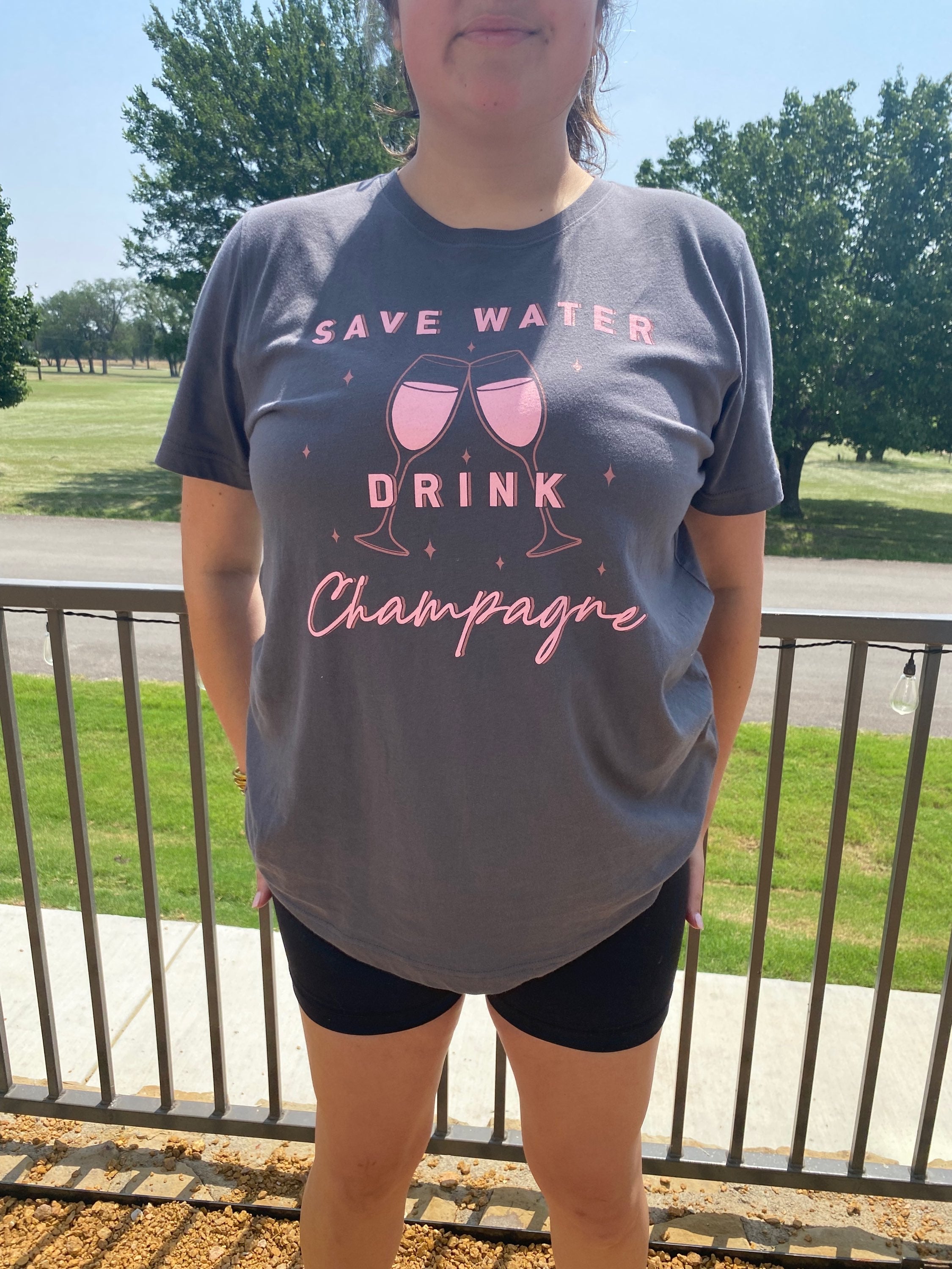 Champagne Graphic Tee image 2