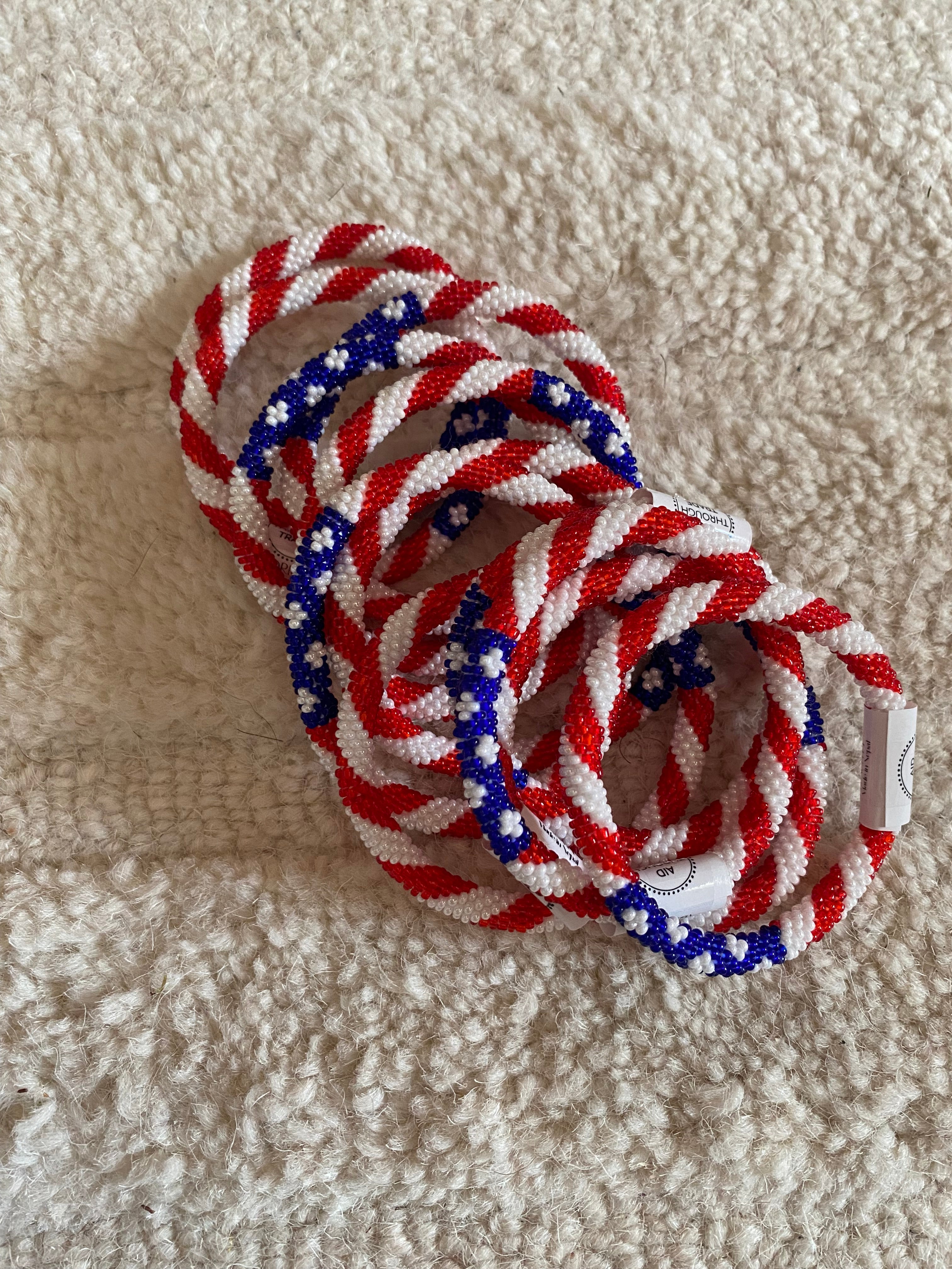 American roll on bracelet