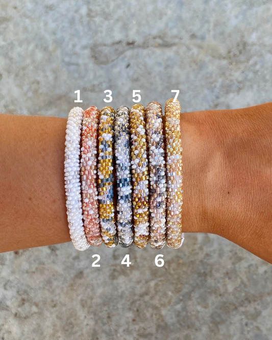 Neutral roll on bracelet