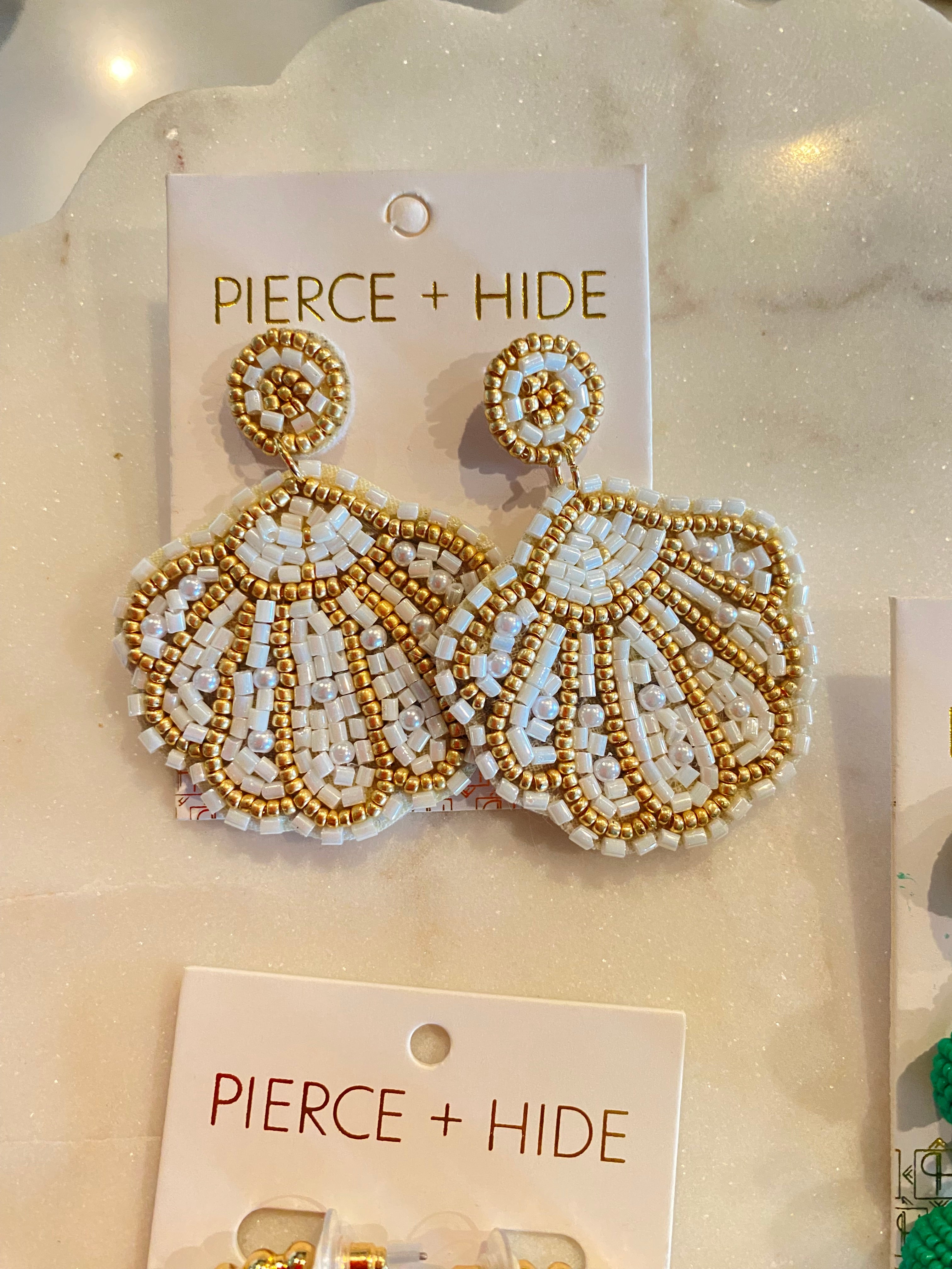 Seashell earrings