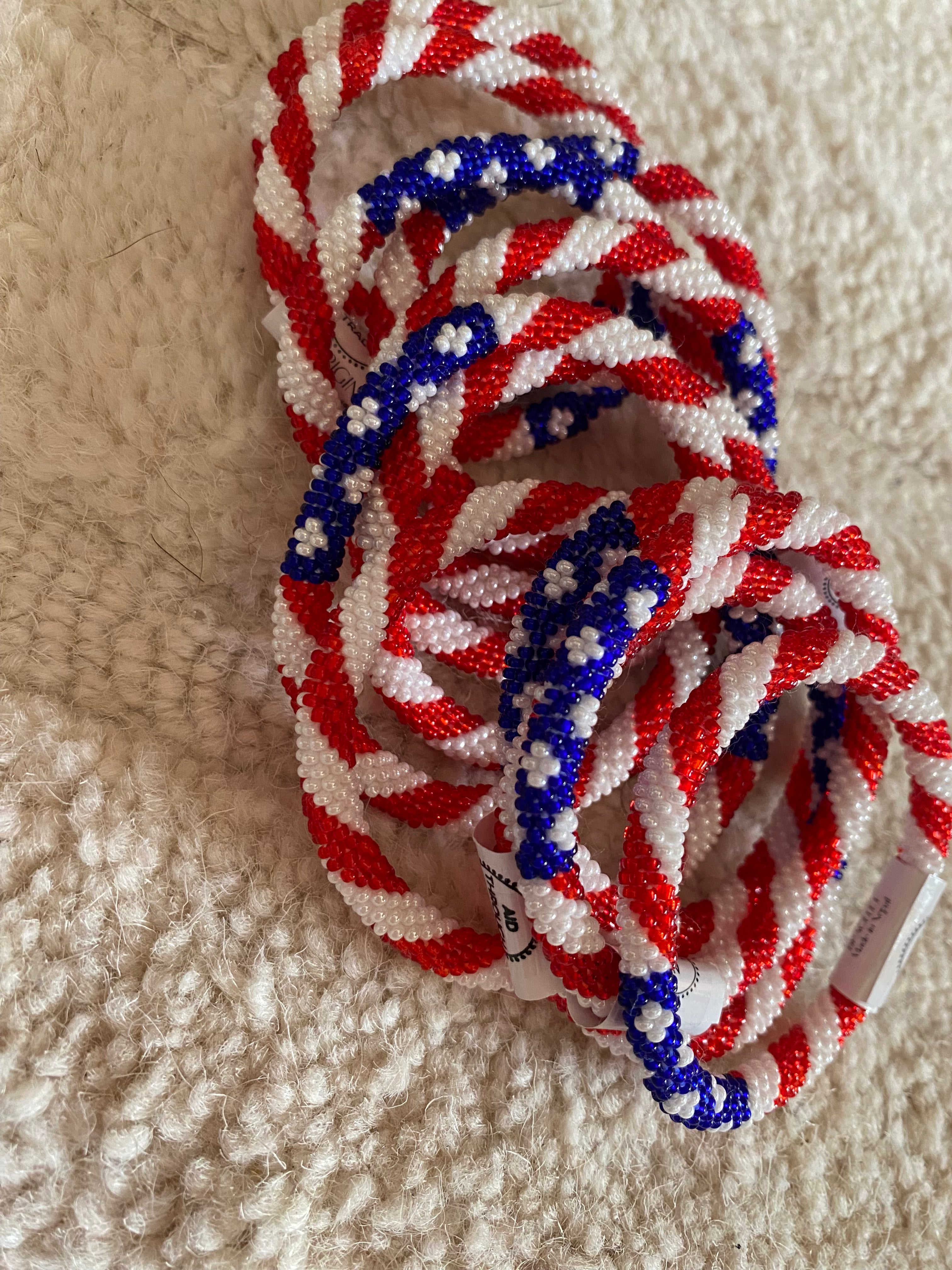 American roll on bracelet