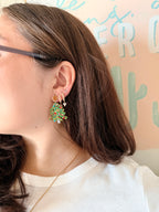 Christmas tree earrings