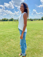 Blue haven cuffed denim