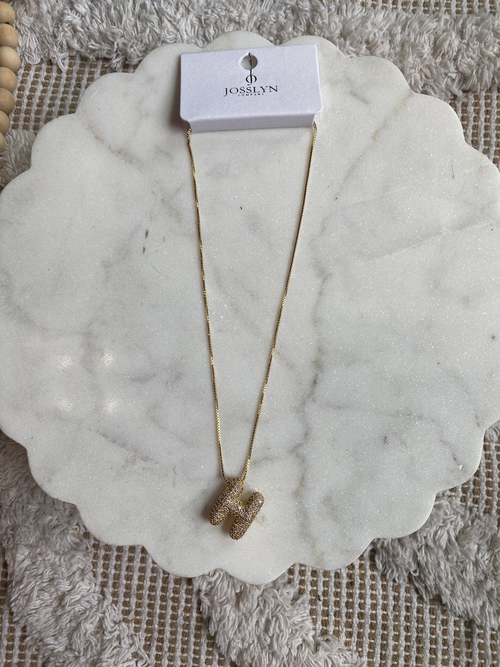 Bubble Letter Necklace image 3