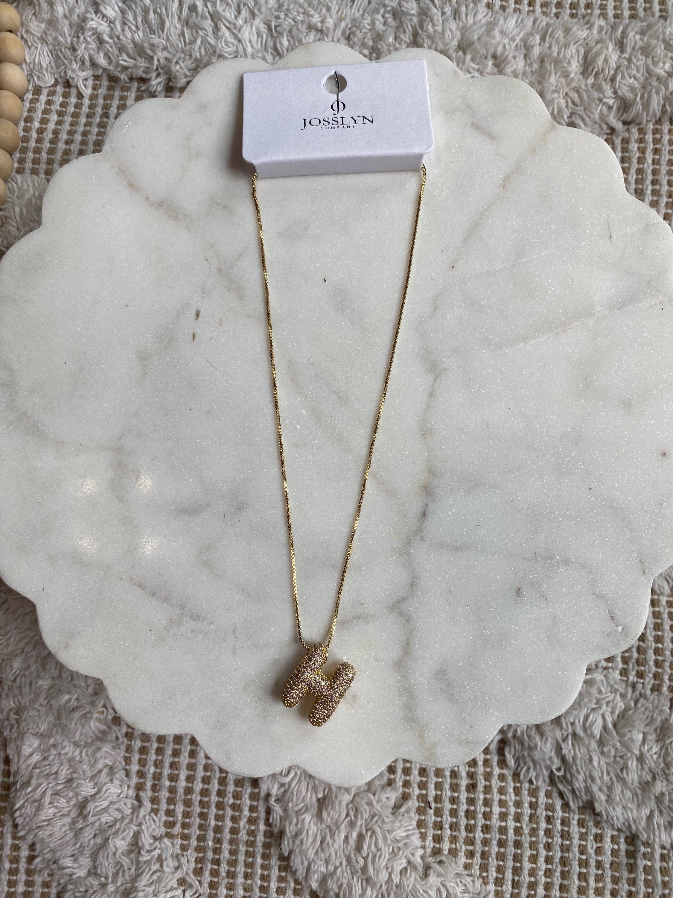 Bubble Letter Necklace image 3