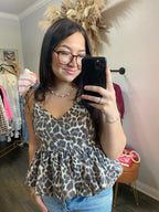 Cheetah Bubble Tank top  image 3