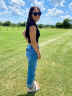 Blue Haven Cuffed Denim image 3