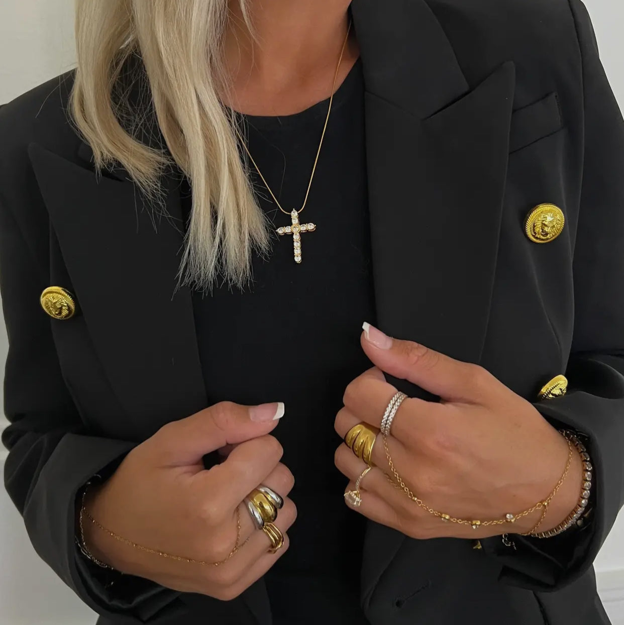 Dainty Cross Necklace  image 0
